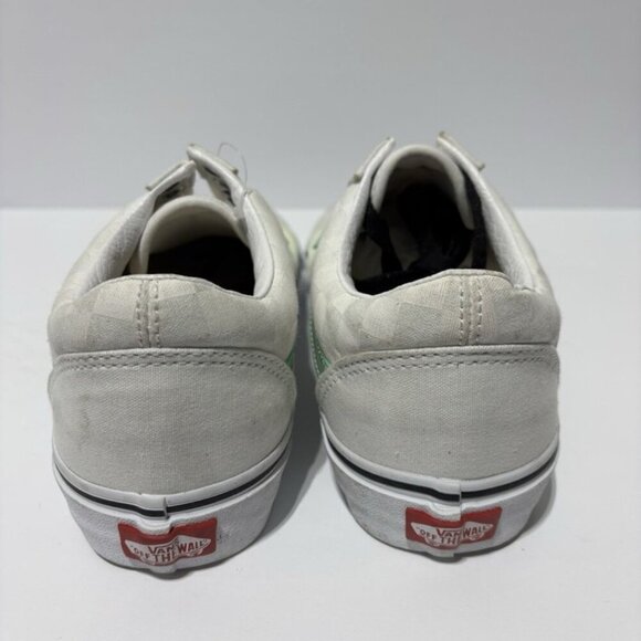Vans Men’s Old Skool Customs Iridescent Sneakers White, Size 9.5 M main image 6